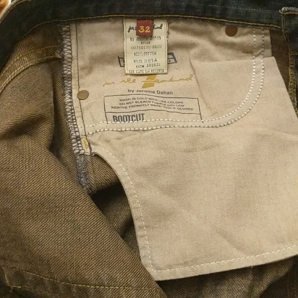 7 for All Mankind Jeans 32 bootcut dark jeans EUC - Picture 7 of 9